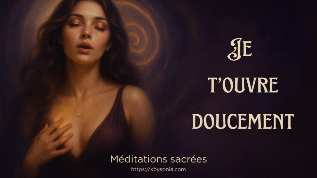 le souffle de la déesse je t'ouvre doucement